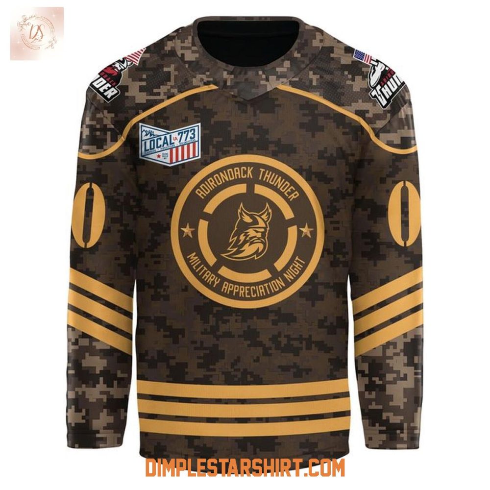 Adirondack Thunder Military Appreciation Night 2025 Jersey
