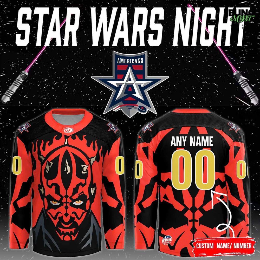 Allen Americans 2025 Star Wars Night Hockey Jersey