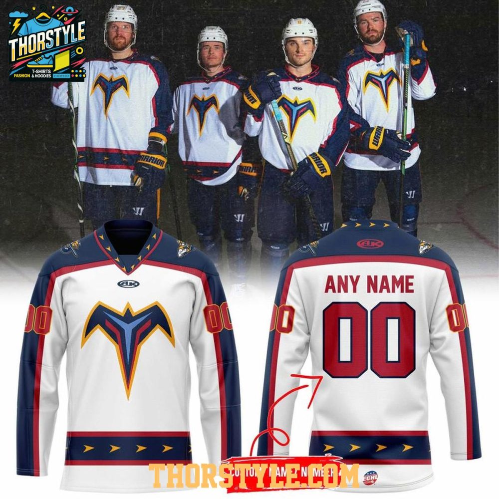 Atlanta Gladiators Atlanta Thrashers 2026 Night Personalized Hockey Jersey