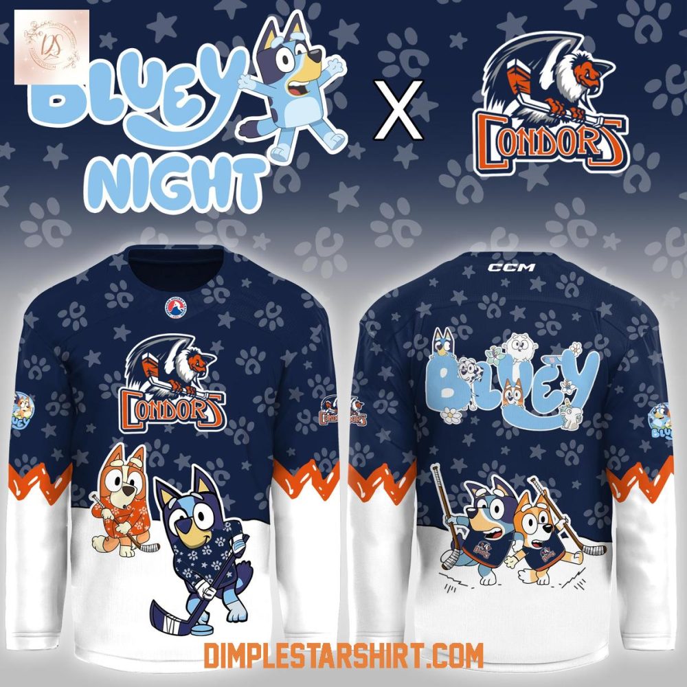 Bakersfield Condors Bluey Night Game Jersey