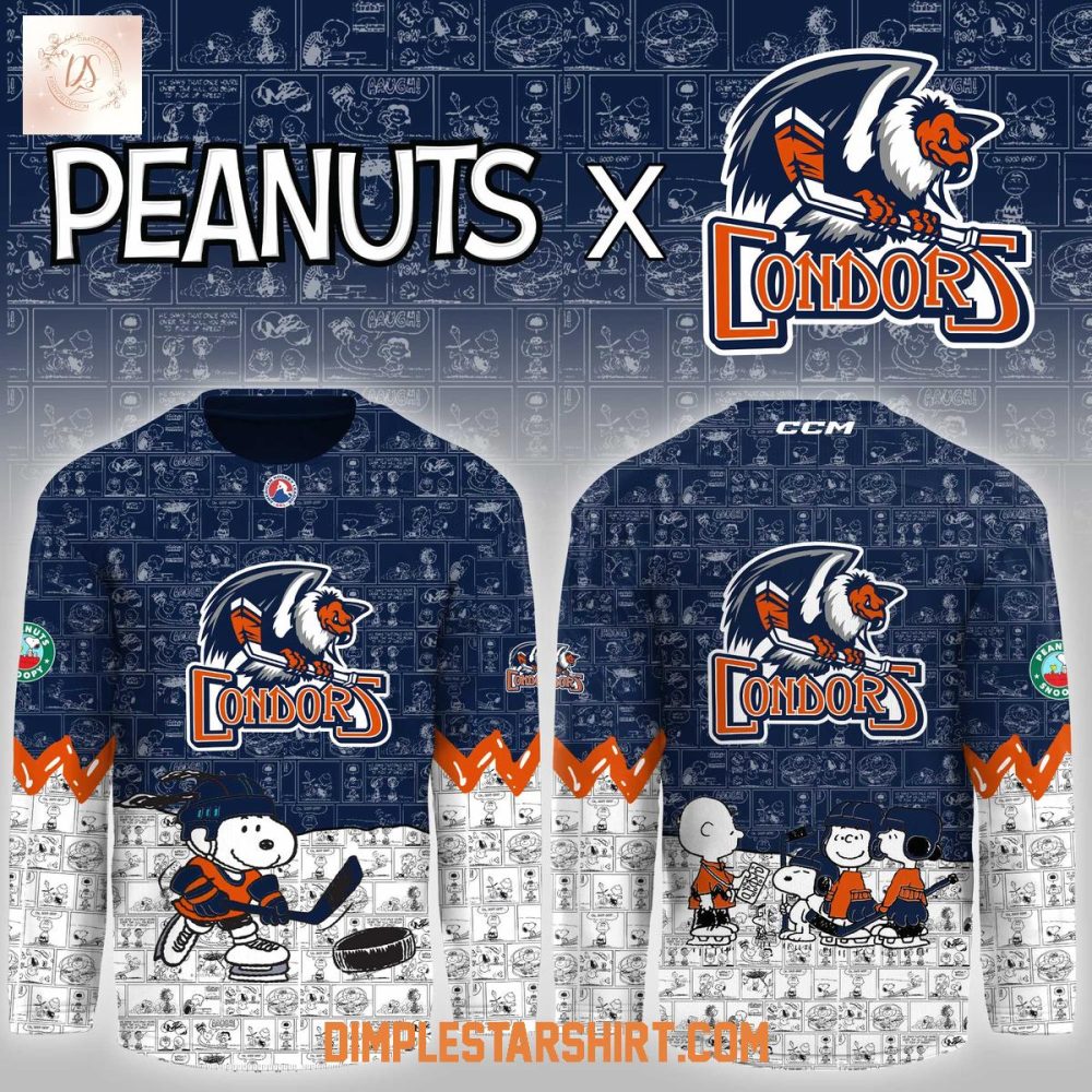 Bakersfield Condors Peanuts Night Jersey