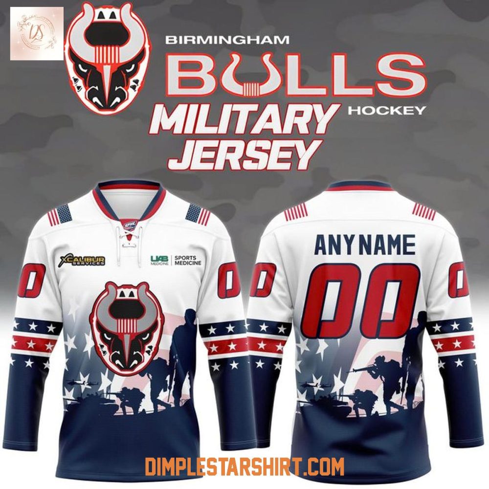Birmingham Bulls 2025 Military Appreciation Night Jersey