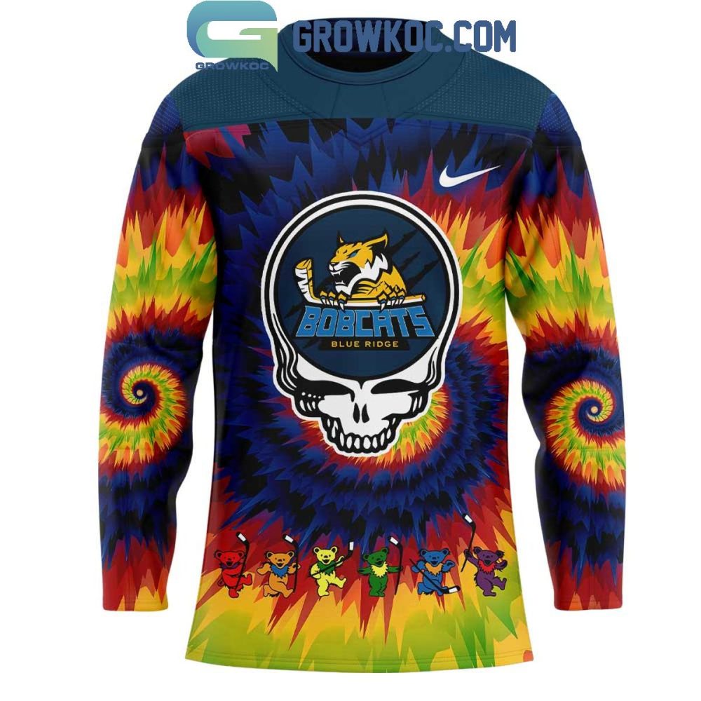 Blue Ridge Bobcats Grateful Dead 2025 Hockey Jersey