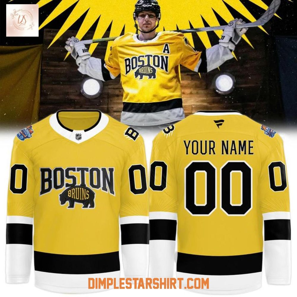 Boston Bruins Stadium Series 2026 Hockey Jersey