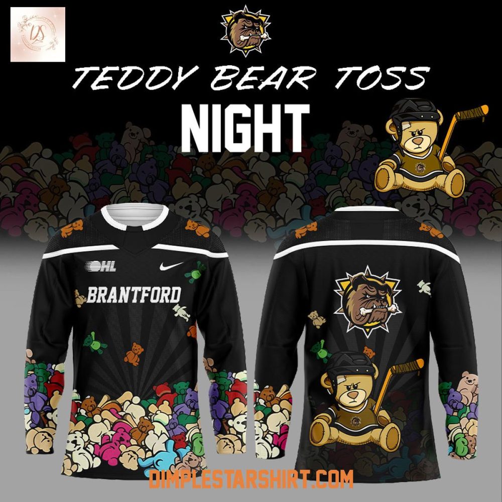 Brantford Bulldogs Teddy Bear Toss Night 2025 Jersey