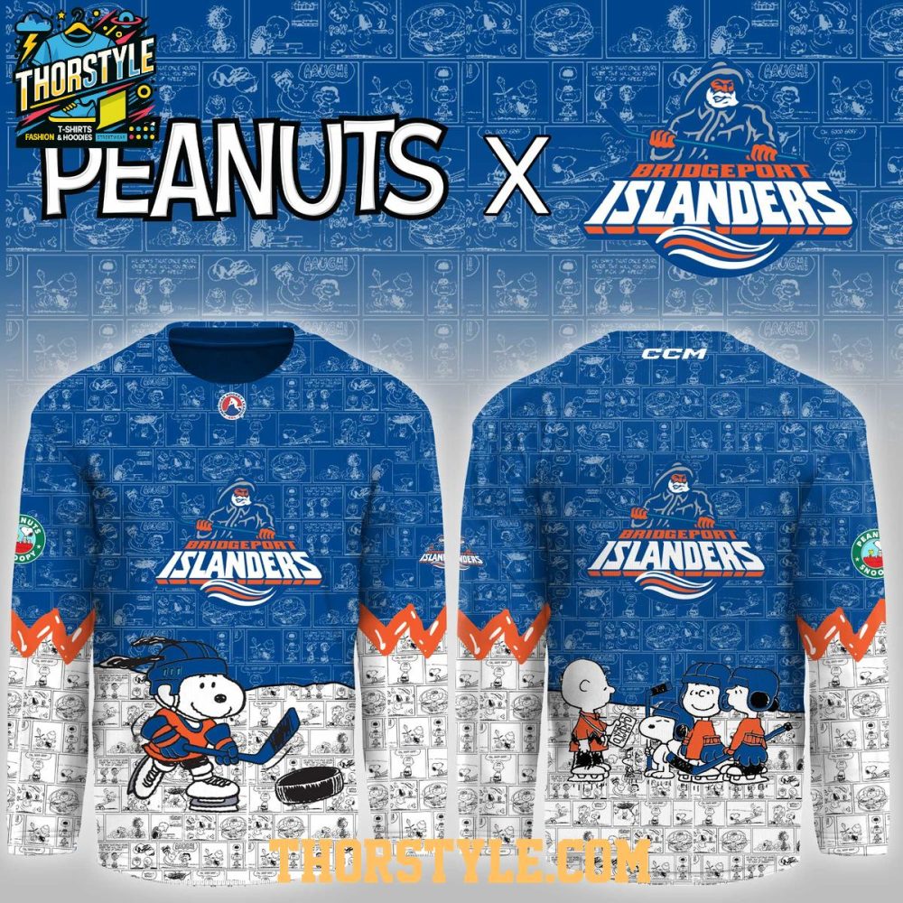 Bridgeport Islanders Peanuts 2026 Night Game Personalized Hockey Jersey