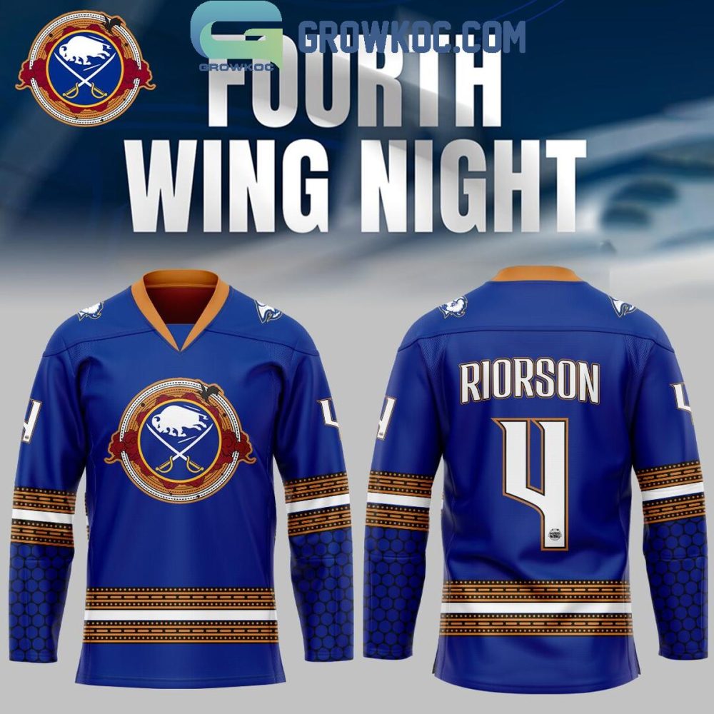 Buffalo Sabres Mix Fourth Wing Night Personalized Hockey Jersey