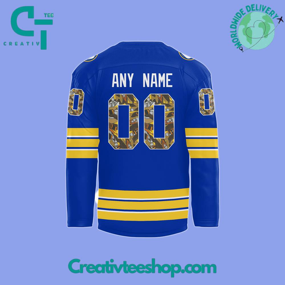 Buffalo Sabres Nhl Native American Heritage Month Blue Special Edition Jersey
