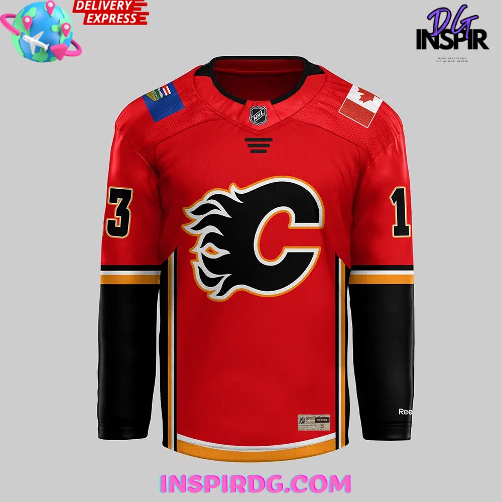 Calgary Flames 2024 Red Hockey Jersey