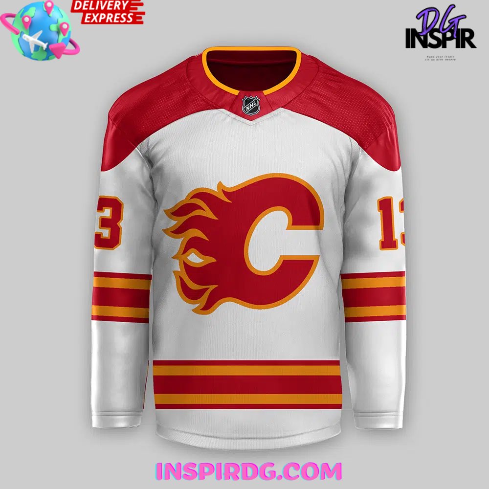 Calgary Flames 2024 White Hockey Jersey
