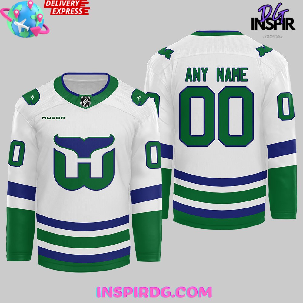 Carolina Hurricanes Hartford Whalers Hockey Jersey