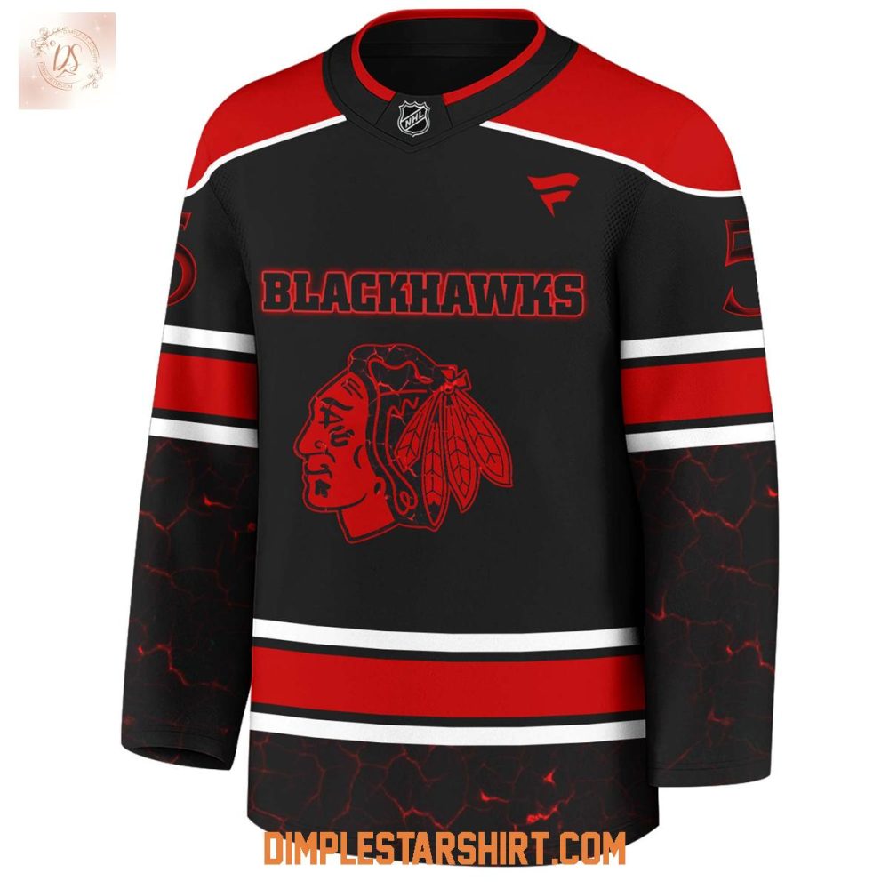 Chicago Blackhawks X Stranger Things 5 One Last Adventure Jersey