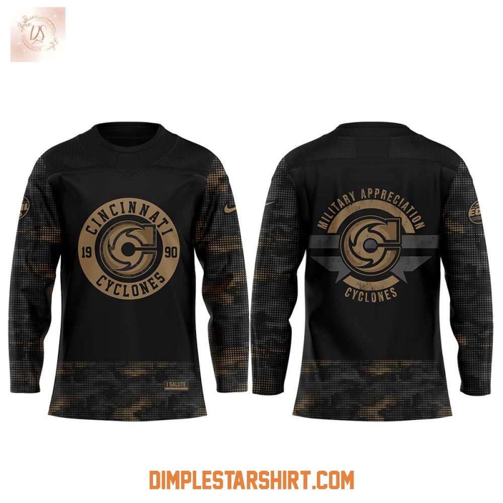 Cincinnati Cyclones Military Appreciation 2025 Hockey Jersey
