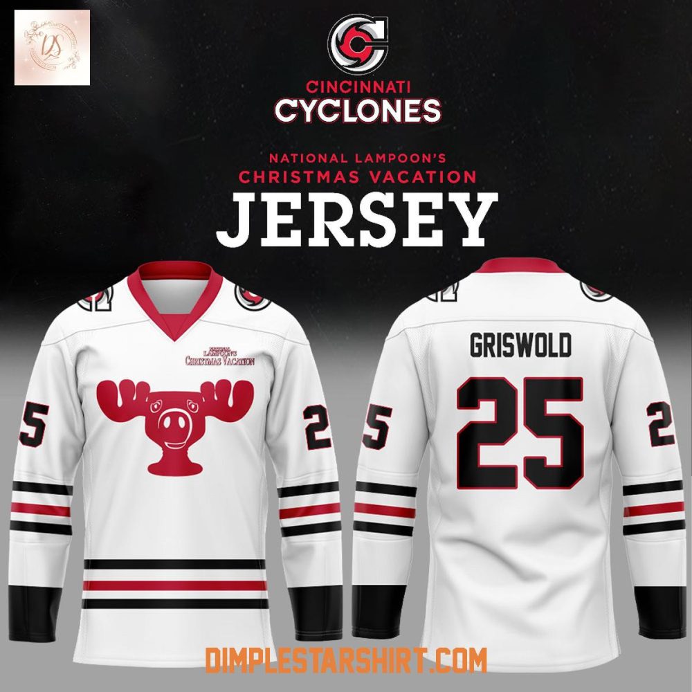 Cincinnati Cyclones National Lampoons Christmas Vacation 2025 Personalized Hockey Jersey