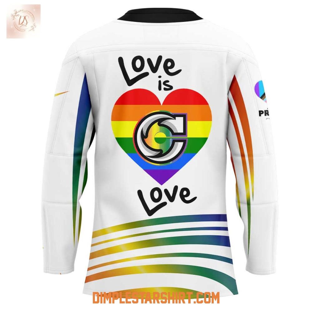 Cincinnati Cyclones Shutout The Hate Pride Love Is Love Hockey Jersey