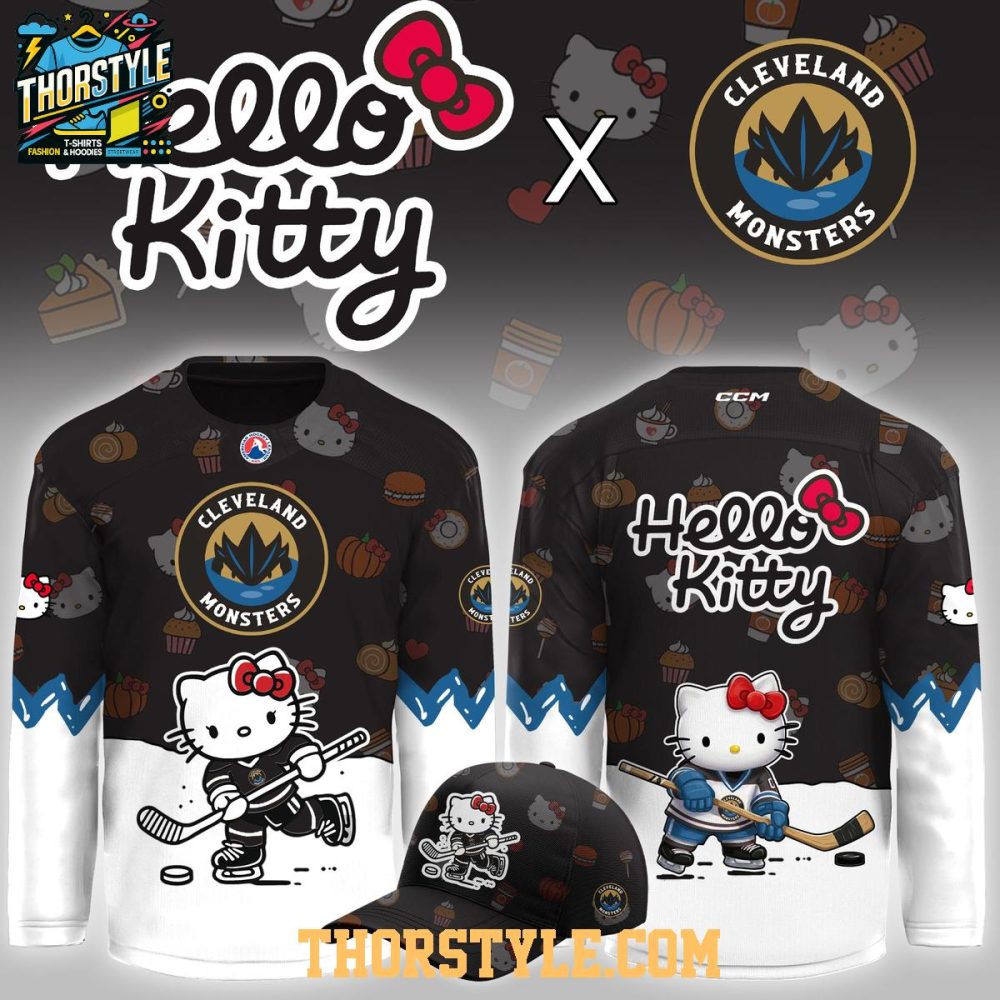 Cleveland Monsters Hello Kitty Night Game 2026 Personalized Hockey Jersey