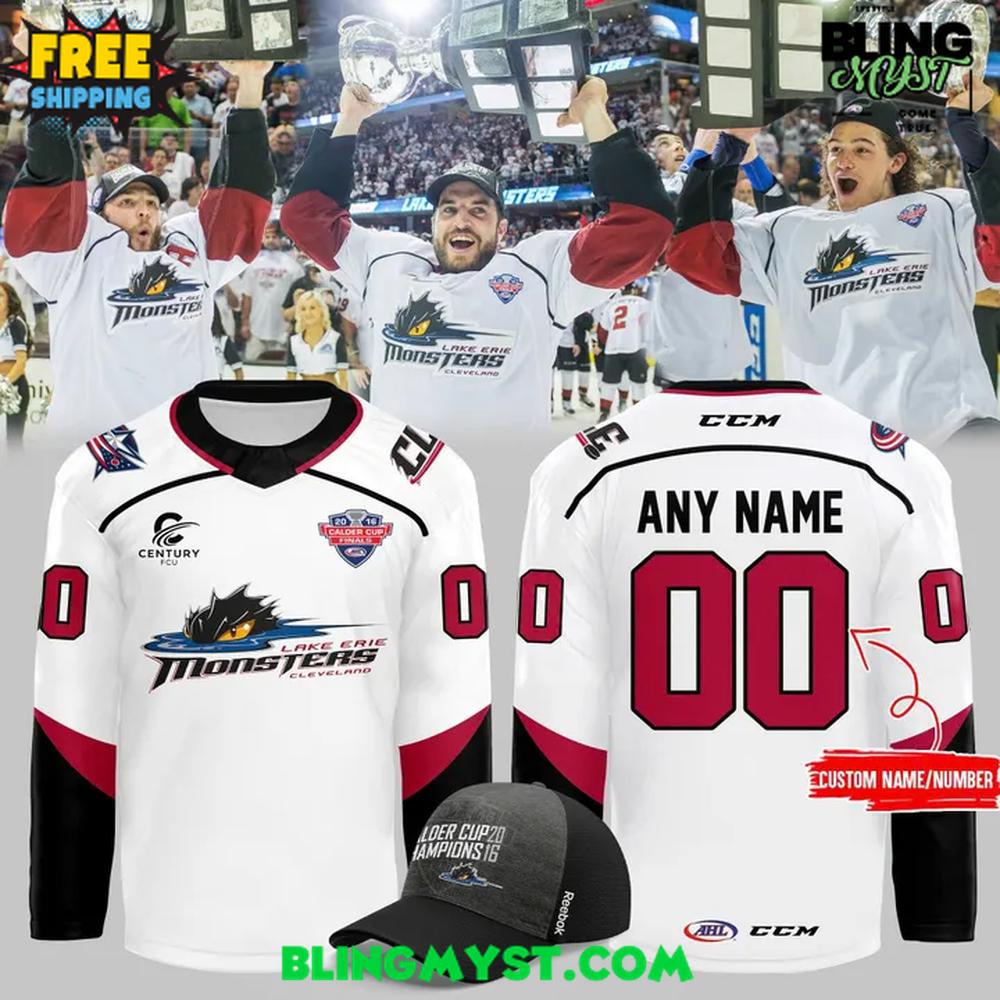 Cleveland Monsters Lake Erie Special Edition Hockey Jersey