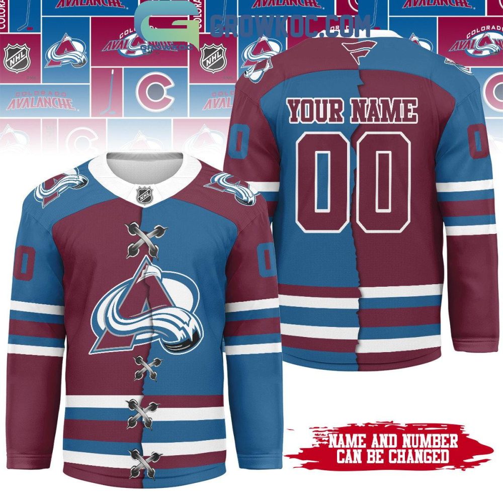 Colorado Avalanche Mix Home Away Hockey Jersey