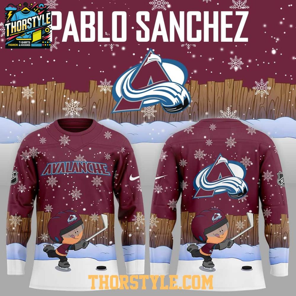 Colorado Avalanche Pablo Sanchez Backyard Baseball Personalized Hockey Jersey