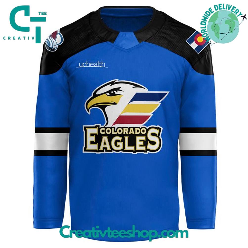 Colorado Eagles Pacific Division Championship 2025 Hockey Jersey