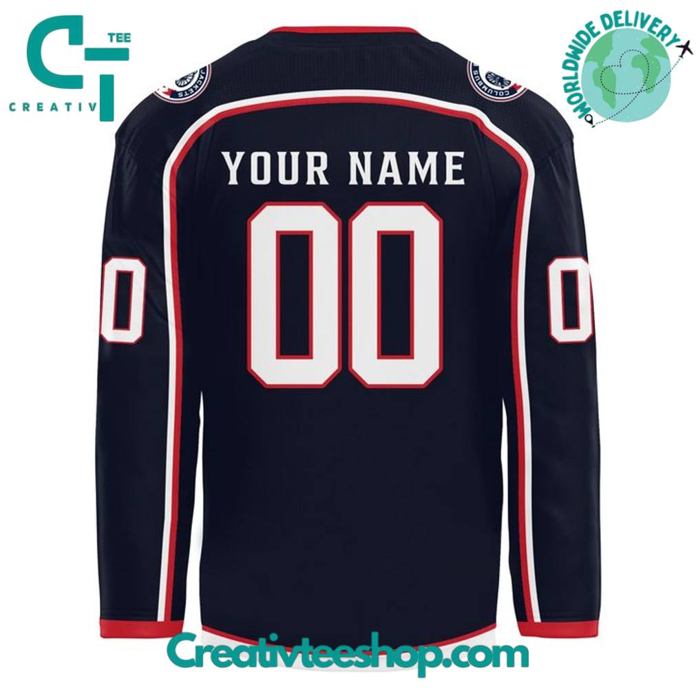Columbus Blue Jackets 25Th Anniversary Season Custom Jersey