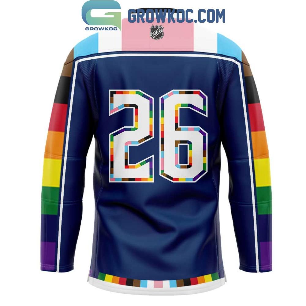 Columbus Blue Jackets Pride Month 2026 Hockey Jersey