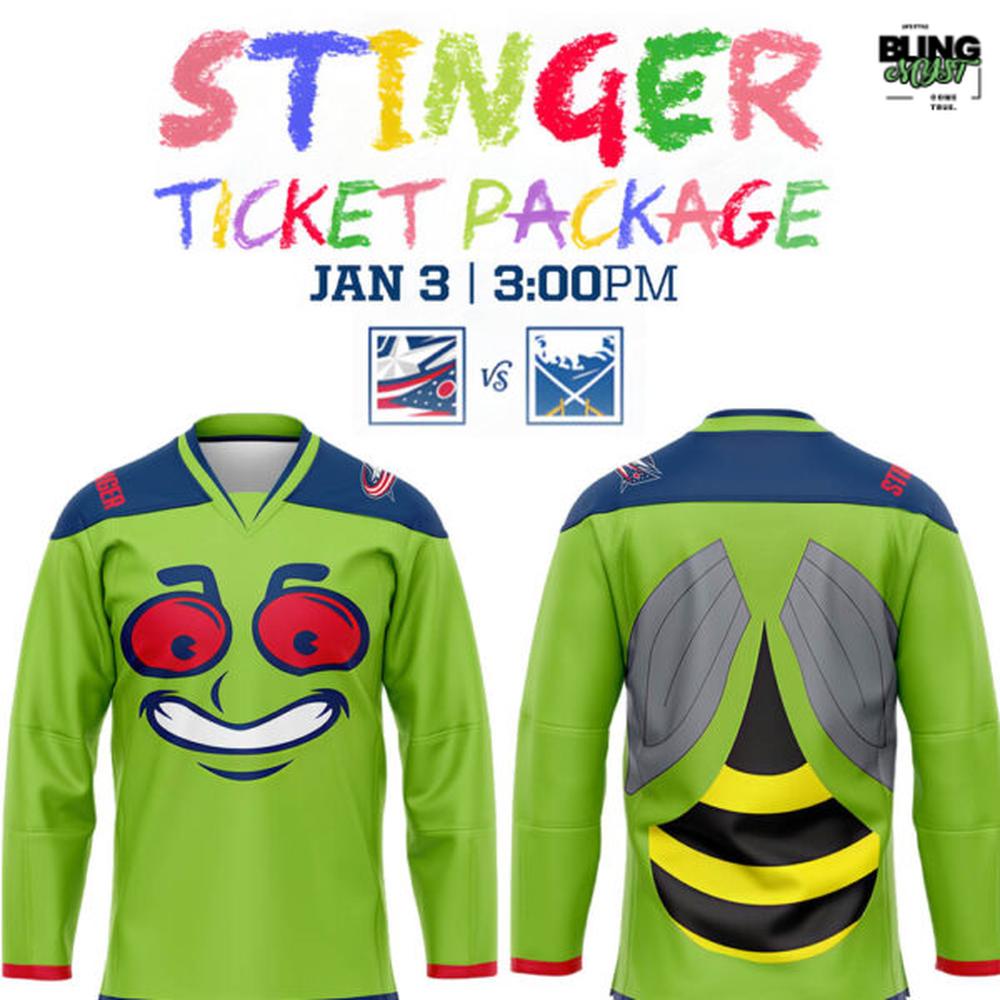 Columbus Blue Jackets Stinger Game Night 2026 Hockey Jersey
