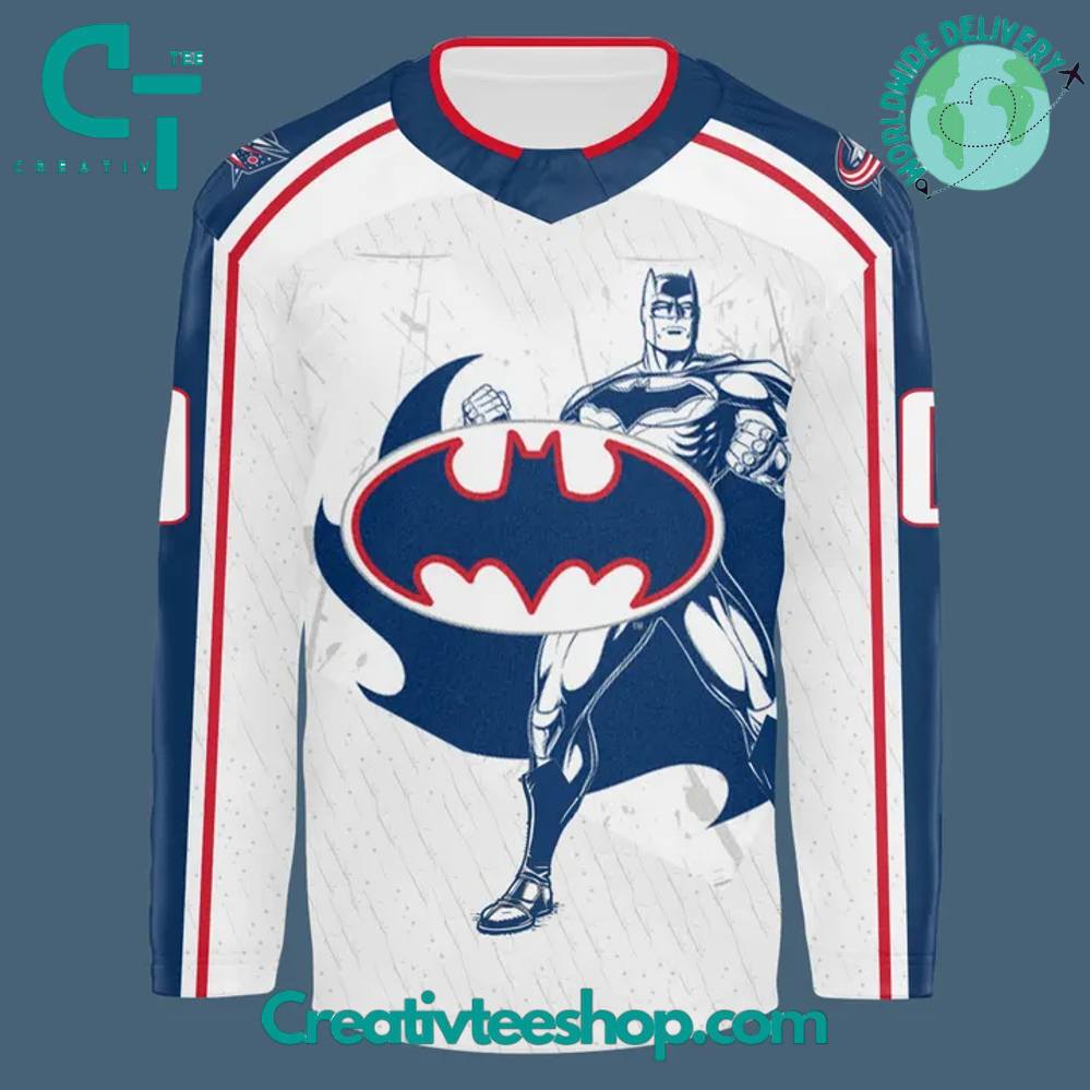 Columbus Blue Jackets X Batman Special New Hockey Jersey