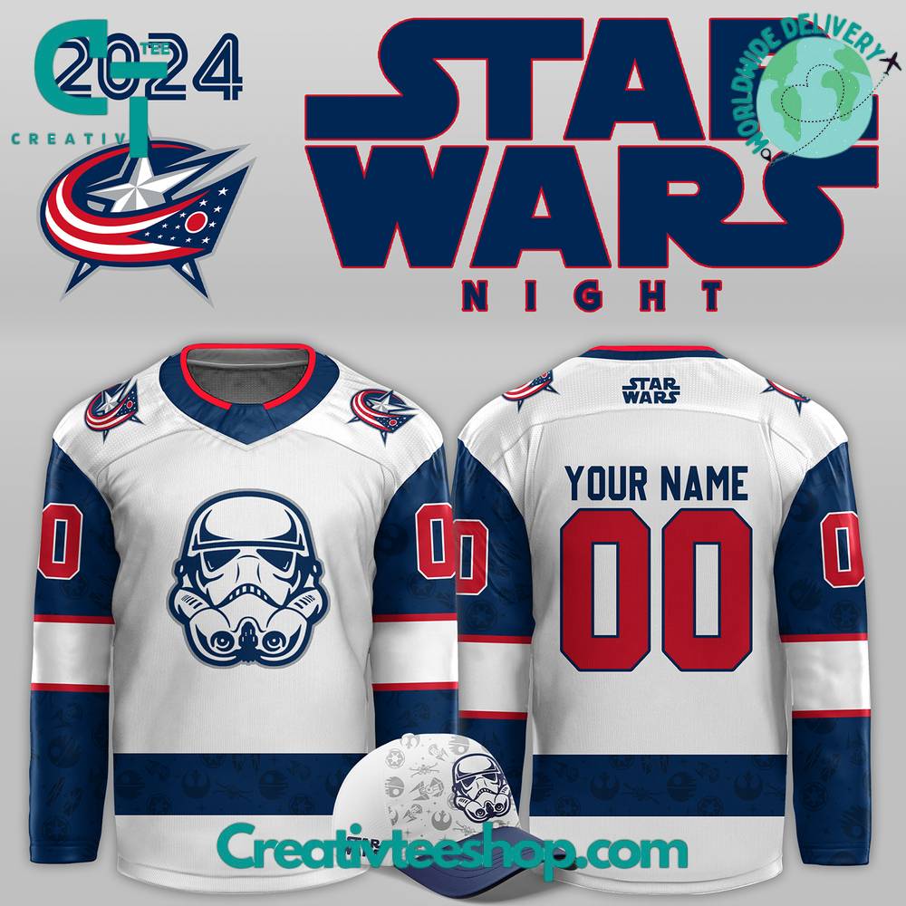 Columbus Blue Jackets X Star Wars Hockey Jersey