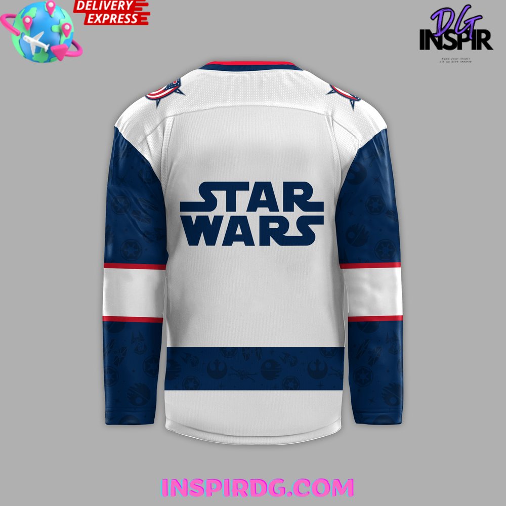 Columbus Blue Jackets X Star Wars Night 2024 Hockey Jersey