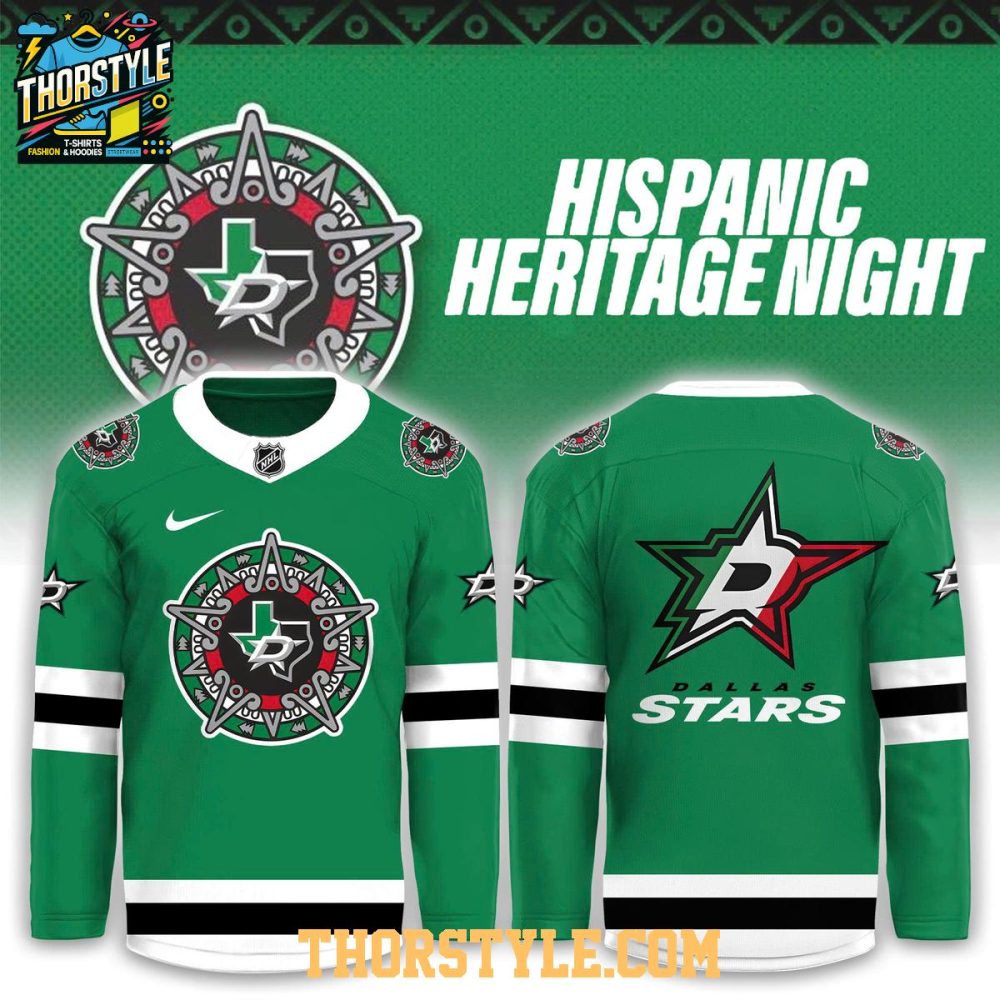 Dallas Stars Hispanic Heritage Night 2026 Noche Mexicana Personalized Hockey Jersey