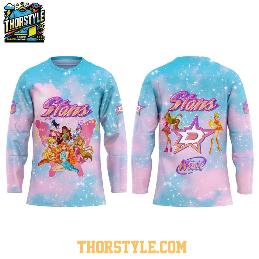 Dallas Stars Winx Club The Magic Is Back 2026 Night Hockey Jersey