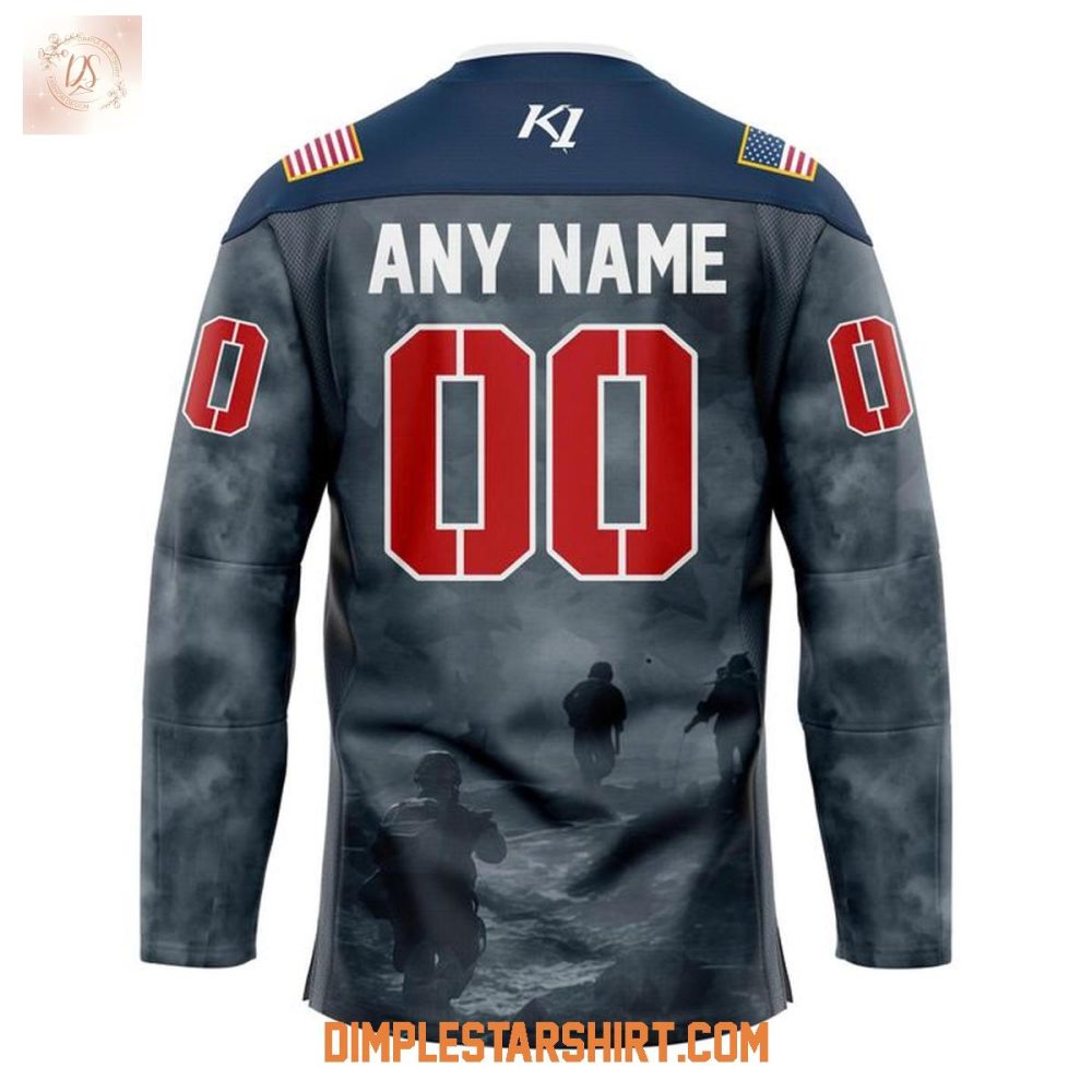 Danbury Hat Tricks Military Appreciation Night 2025 Hockey Jersey