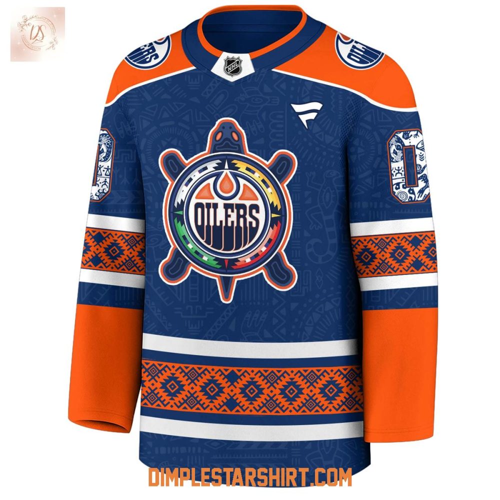 Edmonton Oilers Indigenous Peoples' Heritage 2025 Jersey