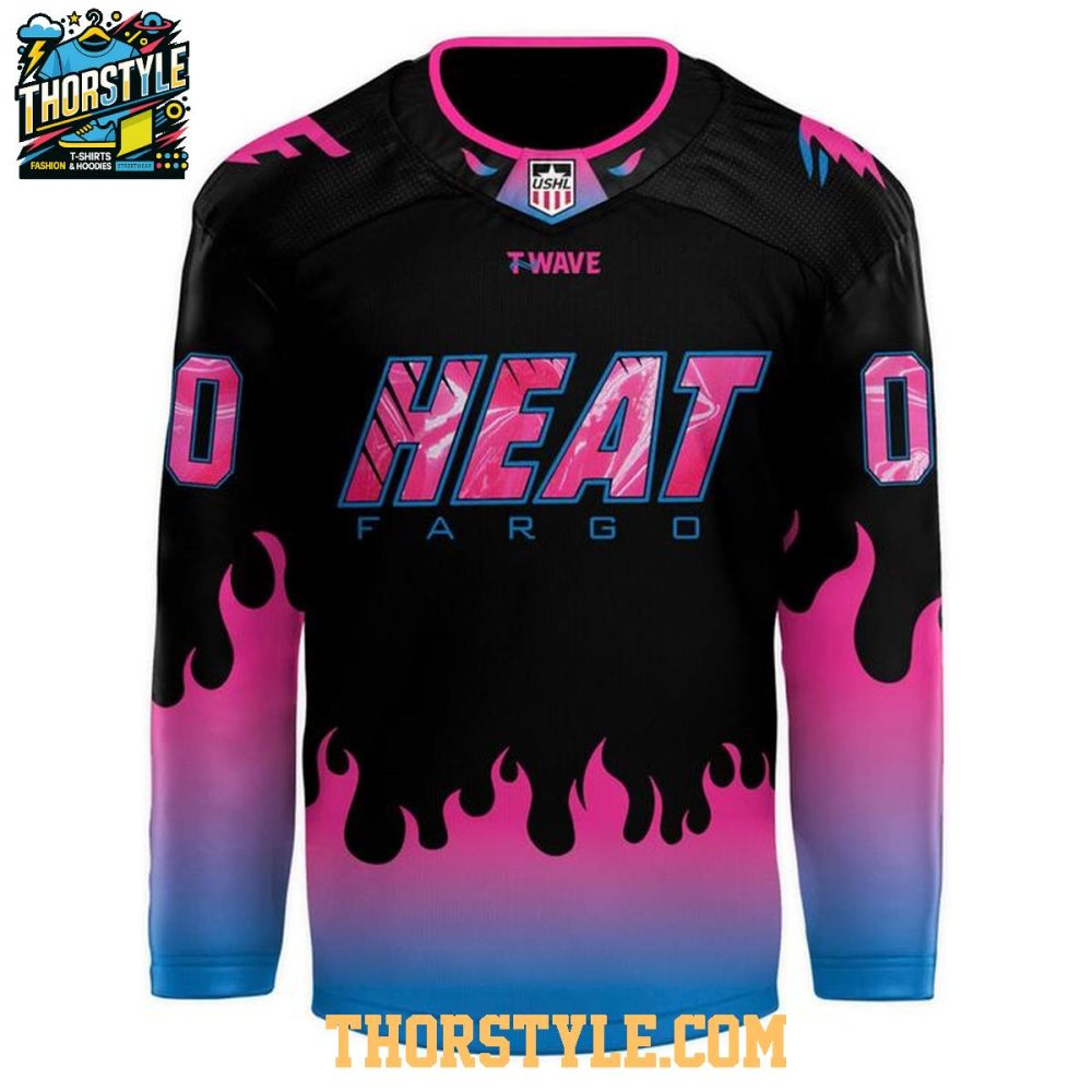 Fargo Force Heat 2026 Night Personalized Hockey Jersey