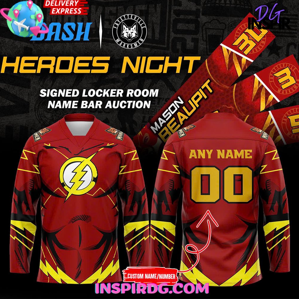 Fayetteville Marksmen Dash Heroes Night 2025 Jersey