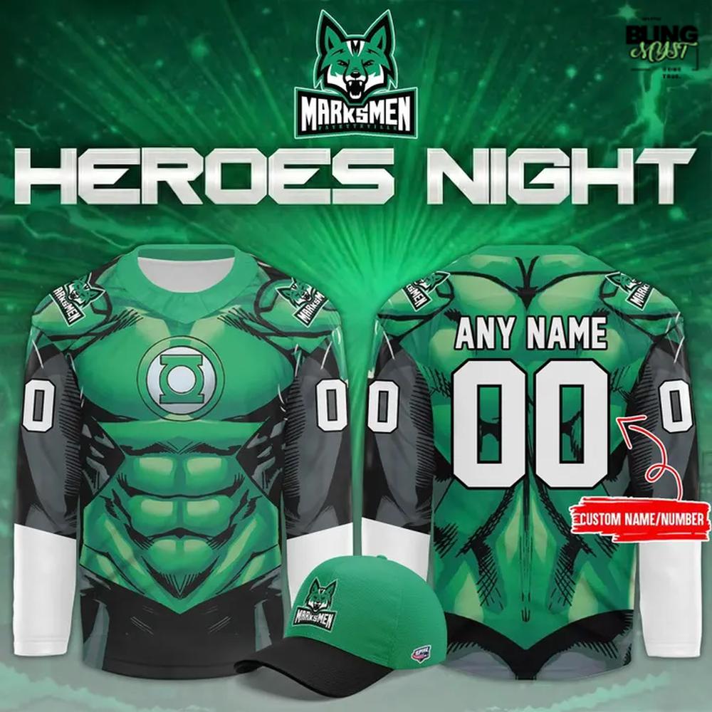 Fayetteville Marksmen Heroes Night 2026 Hockey Jersey