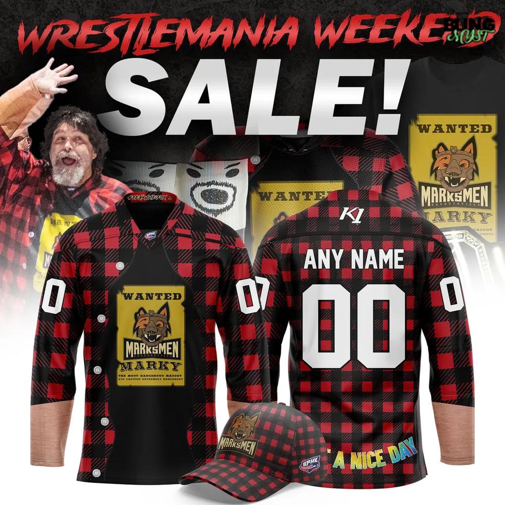 Fayetteville Marksmen Pro Wrestling Night 2025 Hockey Jersey