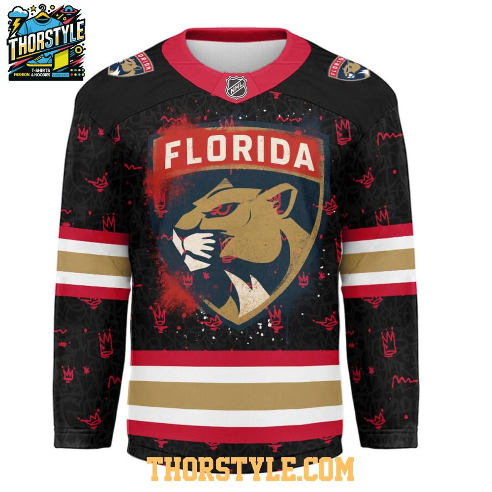 Florida Panthers Graffiti For Life 2025 Personalized Hockey Jersey