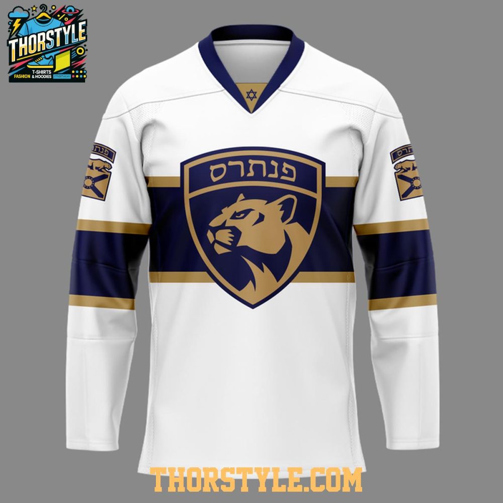 Florida Panthers Hanukkah Night 2025 Holiday Personalized Hockey Jersey