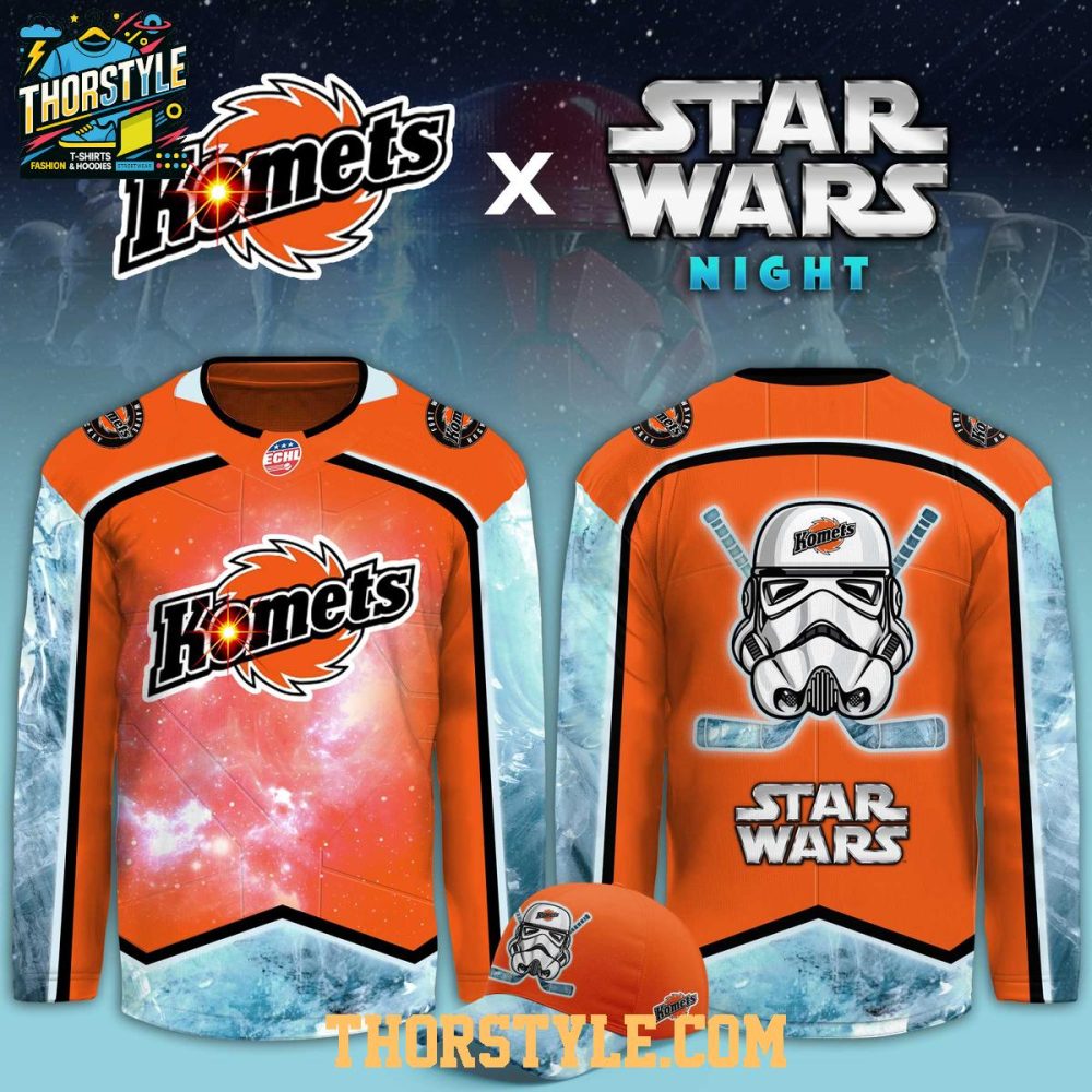 Fort Wayne Komets Star Wars Night 2026 Stormtrooper Hockey Jersey