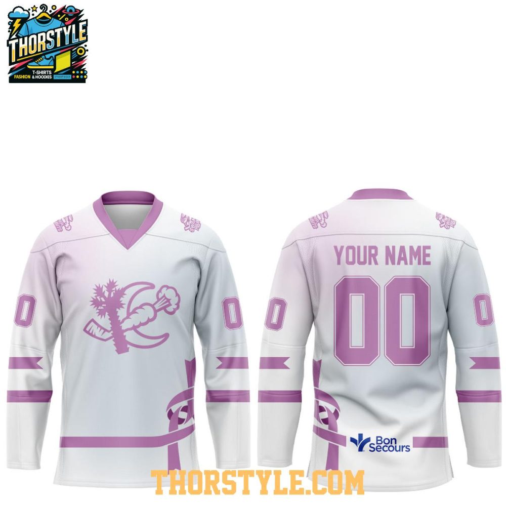 Greenville Swamp Rabbits 2026 Fight Cancer Personalized Hockey Jersey