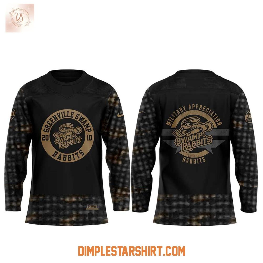 Greenville Swamp Rabbits Military Appreciation 2025 Hockey Jersey