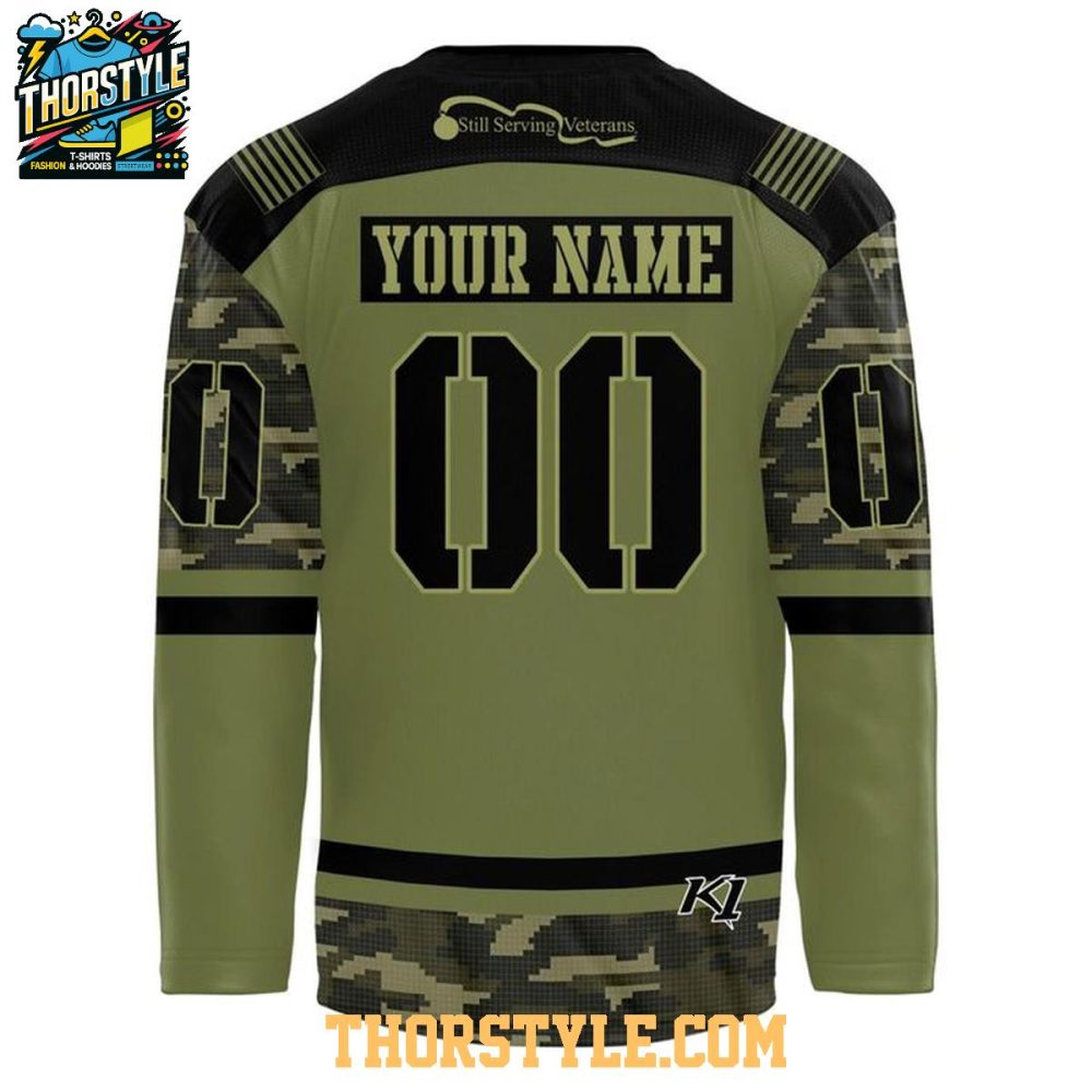 Huntsville Havoc Military Appreciation Night 2026 Personalized Hockey Jersey