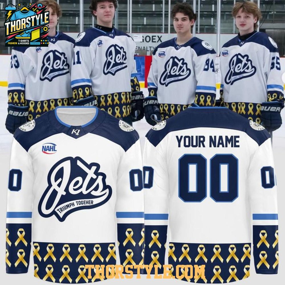 Janesville Jets Triumph Together 2025 Your Town Personalized Hockey Jersey