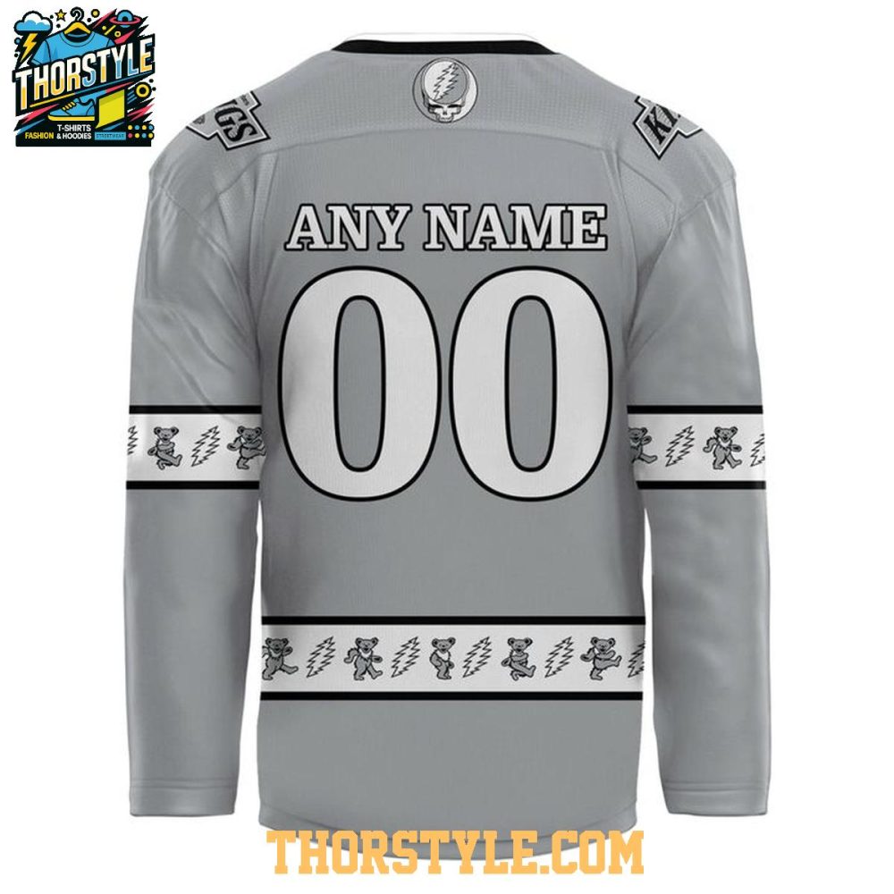 Los Angeles Kings Grateful Dead Night 2026 Personalized Hockey Jersey