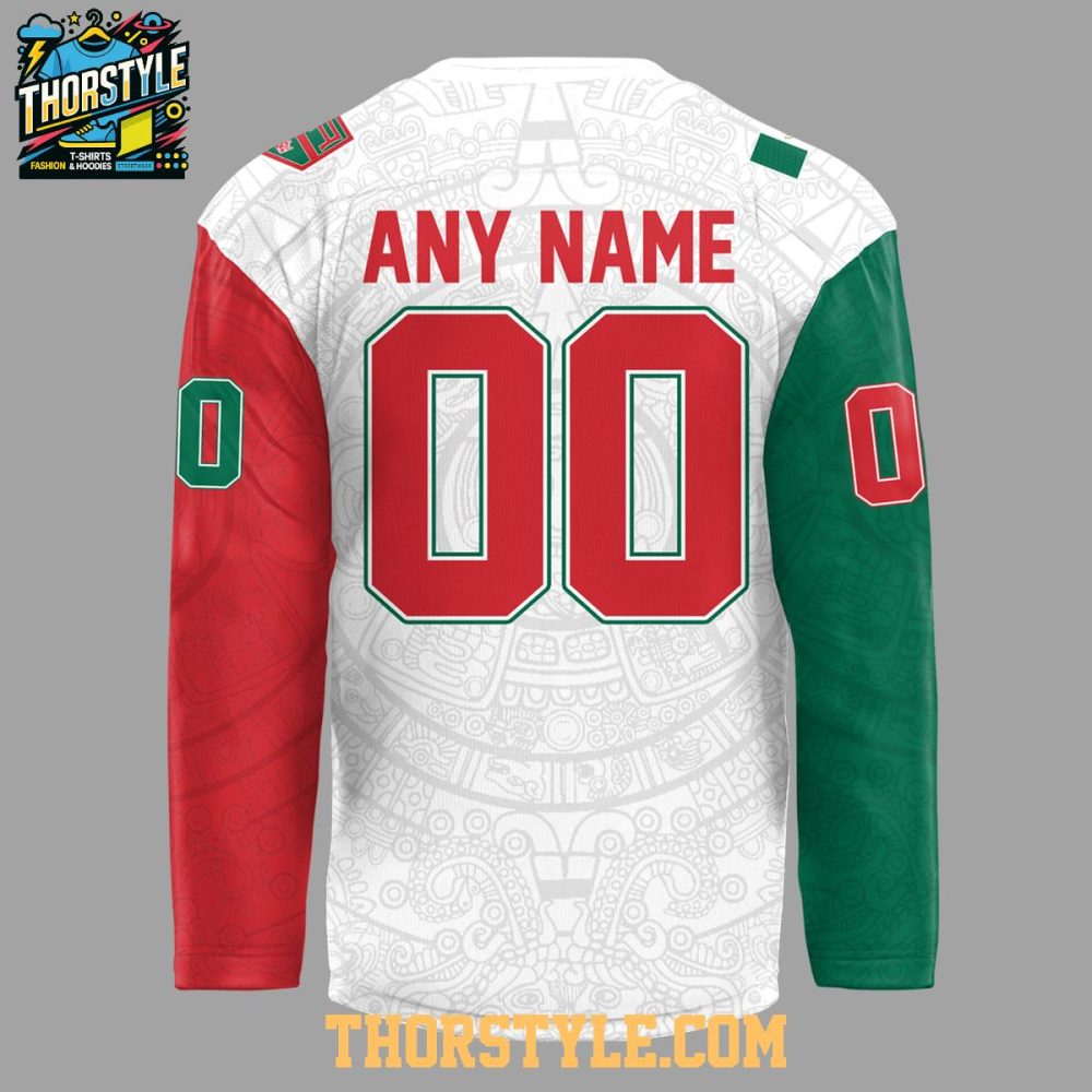 Los Angeles Kings Mexican Heritage 2025 Root Personalized Hockey Jersey