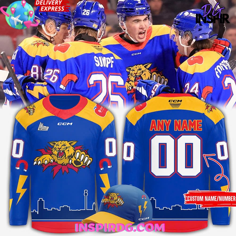 Moncton Wildcats Chl 2025 Hockey Jersey