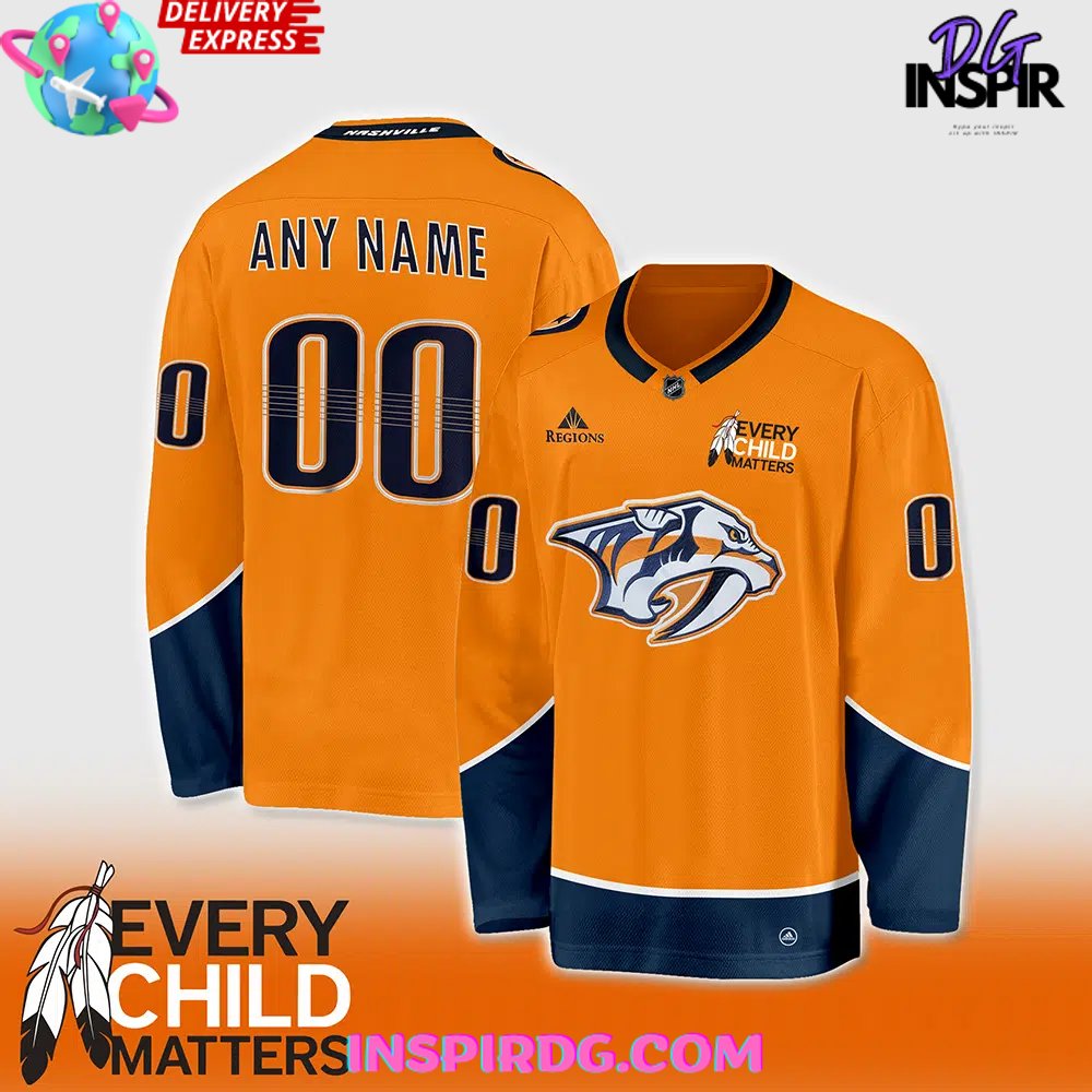 Nashville Predators Every Child Matters 2024 Hockey Jersey