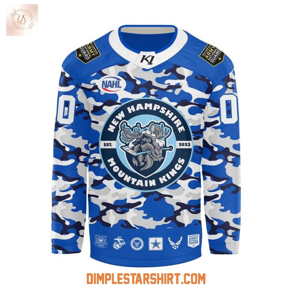 New Hampshire Mountain Kings Salute To Service 2025 Jersey